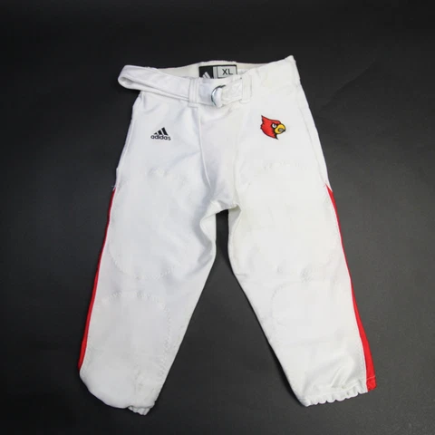 Louisville Cardinals adidas Football Pants Men's White/Red Used Cover