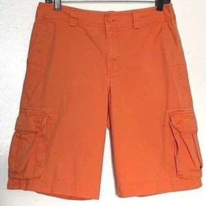 Polo Ralph Lauren Big Kids Boys Classic Chino Orange 100% Cotton Cargo Shorts 18 - Picture 1 of 7