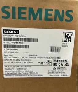 6SL3 210-5FB11-5UF0 NUEVO SIEMENS 6SL3210-5FB11-5UF0 V90 PROFINET - Imagen 1 de 3