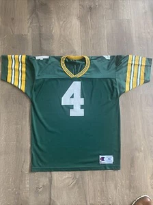 Camiseta de fútbol americano Brett Favre Green Bay Packers campeón NFL para hombre 40 vintage - Imagen 1 de 11