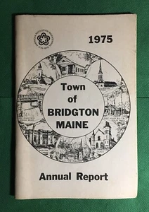 Town Of Bridgton Maine ME 1975 Annual Report - Picture 1 of 2
