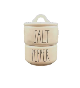 Rae Dunn Artisan Collection by Magenta Salz & Pfeffer Keller Schale stapelbarer Deckel - Bild 1 von 10