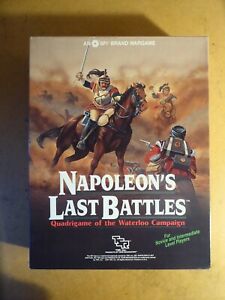 Napoleon's Last Battles UNPUNCHED by TSR / SPI Waterloo Ligny Quatre Bras