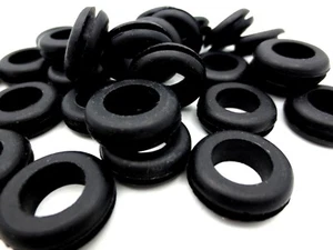 Rubber Grommet Bulk Deal (28QTY Pack) - Fit 9/16" Round Hole,  1/16" Thick Panel - Picture 1 of 12
