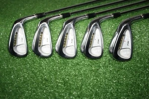 Taylor Made Rac LT 5-9 iron Set RH(X100 Stiff Tour Shafts) New Midsize Grips - Picture 1 of 21