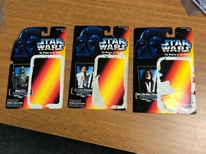 1995 KENNER STAR WARS POTERE DELLA FORZA CARTA USATA DORSO CANADESE BOBA FETT LEIA - Foto 1 di 8