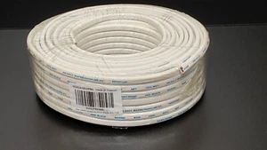 100' New White 16 Gauge Marine / Automotive Wire, 100ft 16 AWG Duplex Red/Black - Picture 1 of 4