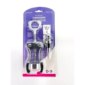 Premium Corkscrew Wine Stopper Set - Picture 1 of 3