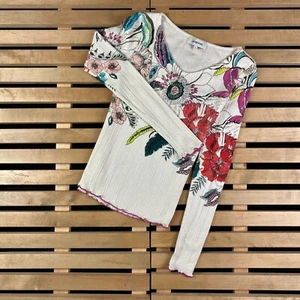 Women’s Jumper Long Sleeve V-Neck Desigual Size S - Picture 1 of 7