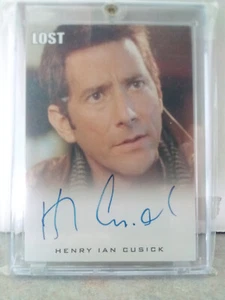 Henry Ian Cusick (Desmond David Hume) Autograph 2010 Lost Excellent Card in Case - Picture 1 of 2
