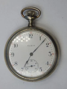 Vintage Elgin Watch Co. Grade 291 7j Hand Wind Pocket Watch - Picture 1 of 4