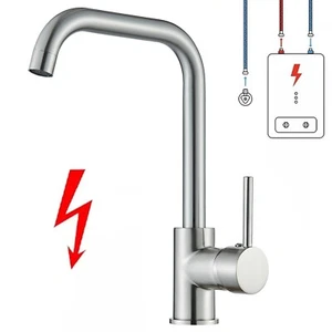Grifo de cocina de baja presión 360° cocina mezclador monomando grifo de fregadero - Imagen 1 de 12