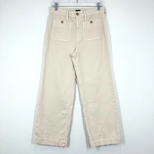 J. Crew Damen Gr. 27 Sailor Slim Wide-Leg Chino Hose Classic Preppy Coastal - Bild 1 von 6