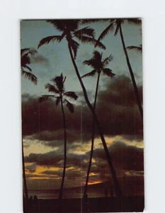 Postcard Sunset Scene In Hawaii - Picture 1 of 2