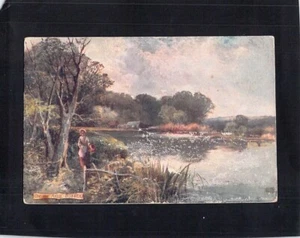 F5599 UK On The Arun Sussex Tucks Art c1908 vintage postcard - Picture 1 of 2