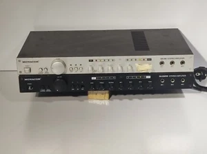 COPPIA MONACOR SA-230/SW STEREO AMPLIFIER SOUD AMPLIFICATORE KARAOKE DA RIPARARE - Foto 1 di 17