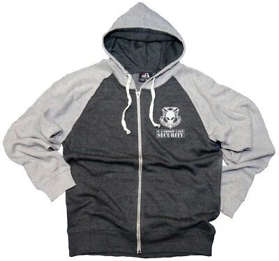 Area 51 Security Triblend Colorblock Zip up Fleece Hoodie Reflective Decoration. - Image 1 of 4