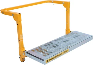 50694 21-1/2" X 7.3" Adjustable Truck Tire Service Step with Non-Slip Platform F - Picture 1 of 7