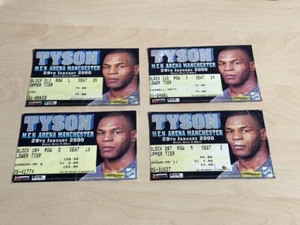 4 x Mike Tyson Vs Julius Francis Tickets 29th Jan 2000 M.E.N Arena Manchester - Picture 1 of 7