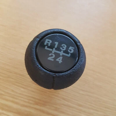 Schaltknauf VW Jetta Polo Scirocco Golf 1 2 Cabrio Lederoptik 5 Gang 191711141B - Bild 1 von 2