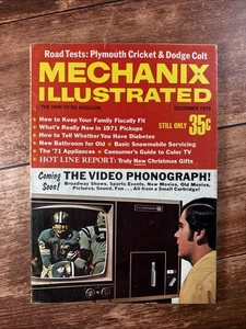 Vintage Mechanix Illustrator Dezember 1970 ~ Video Phonograph ~ 1971 Tonabnehmer - Bild 1 von 13