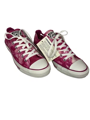Converse Chuck Taylor All Star Low Top Tie-Dye Sneakers Womens 9 Pink 142455F - Image 1 of 4