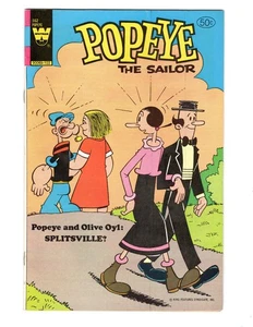 POPEYE #162 ~ 1981 WHITMAN PUBLISHING ~ POPEYE & OLIVE OYL SPLITSVILLE EF/NM - Picture 1 of 2