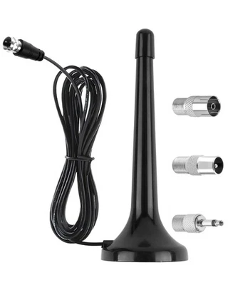 Antenna Radio FM DAB Telescopica Interna con Base Magnetica e Cavo Coassiale 3M - Immagine 1 di 4