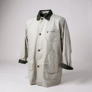 Abrigo Chaqueta De Colección LL Bean Denim Granero Lana Forro Tareas Caza Para Hombre Talla XXL Granero OJV69 - Imagen 1 de 5