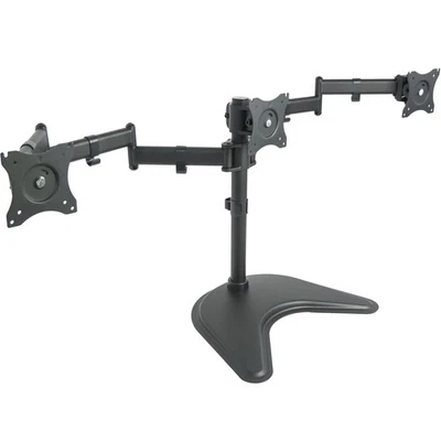 VIVO Triple Monitor Mount Adjustable Desk Free Stand for 3 LCD Screens upto 24" - Image 1 of 4