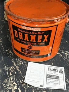 Vintage Dramex Metal Bucket One Coat Interior Finish 1950’s Reardon Plaster🚀💯 - Bild 1 von 24