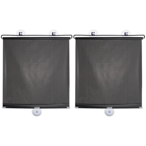  2 Sets Rollos Lichtfilter Saugnapf Verdunkelung Fenster - Bild 1 von 12