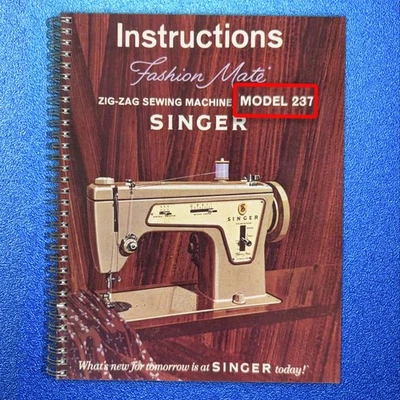 SINGER 239 Fashion Mate Sewing Machine User Manual Guide, TOUGH BINDING - Image 1 of 4