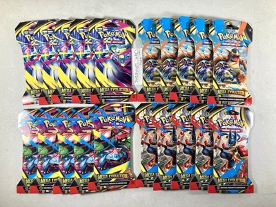 (LOT OF 20) Pokemon TCG Mega Evolution Each Art Set Sleeved Booster Packs NEW! - Image 1 of 2