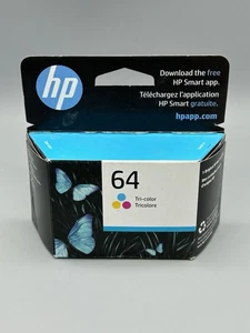 HP 64 Tri-Color Original-Tintenpatrone, werkseitig versiegelt - Bild 1 von 4