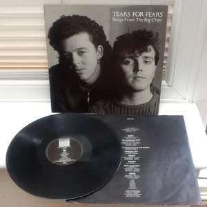 TEARS FOR FEARS - SONGS FROM THE BIG CHAIR LP Record - Excellent Condition Vinyl - Picture 1 of 4