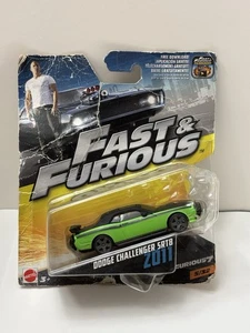 2016 Hot Wheels Mattel Fast & Furious 7 Dodge Challenger SRT8 Z011 BAD CARD NEW - Picture 1 of 9