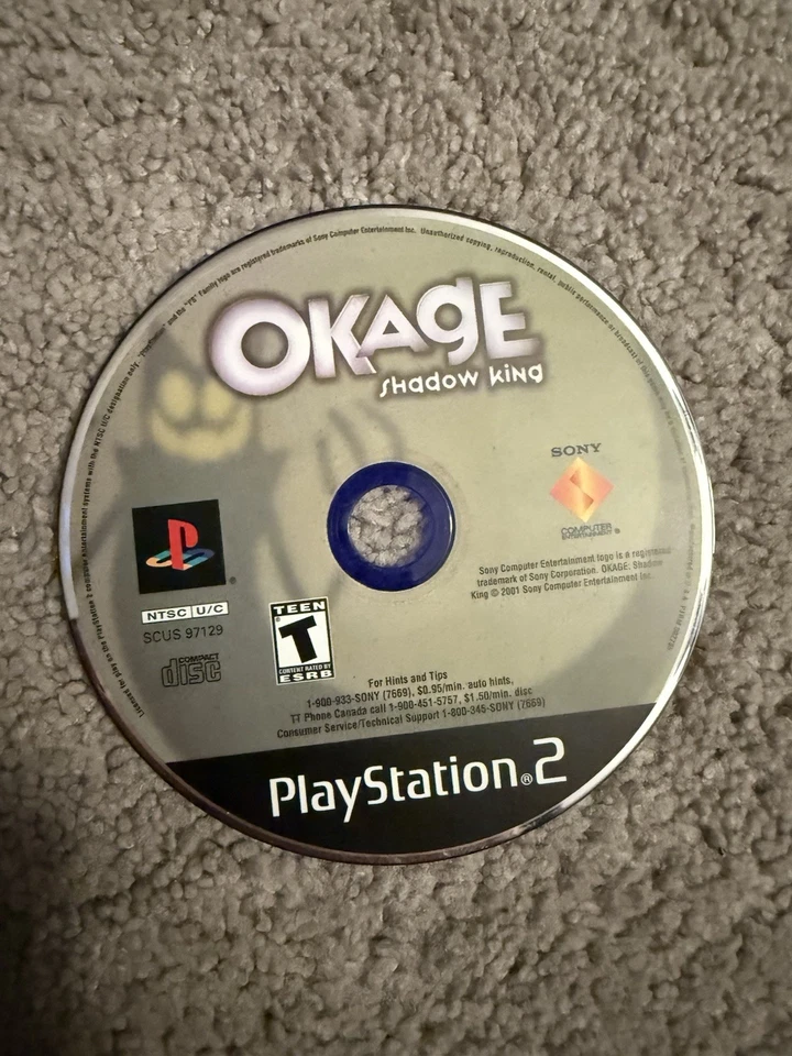 Disco de juego Okage: Shadow King (Sony PlayStation 2, 2001) PS2 Foto 1 de 1