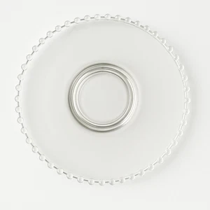 Imperial Glass Candlewick 14" Torte Plate – Clear Beaded Edge – Vintage Serving - Picture 1 of 4