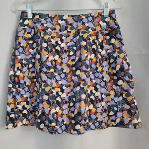 Title Nine Sz M Multicolor Athletic Active Stretchy Sea Tangle Majestic Skort - Picture 1 of 7