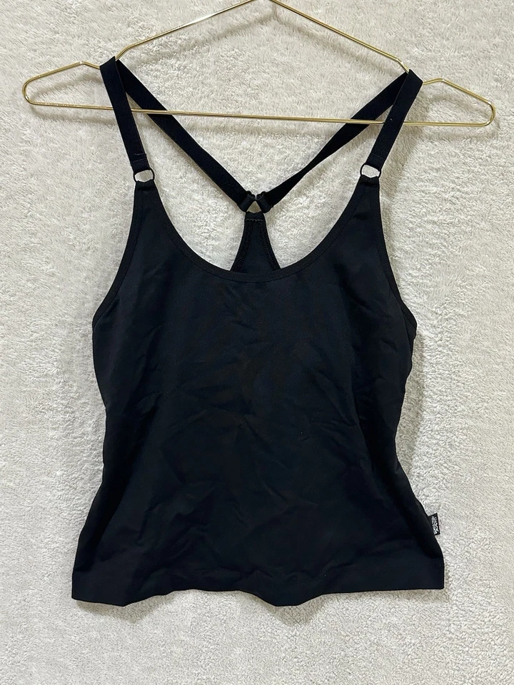 Sujetador deportivo de entrenamiento con correas ajustables sin mangas negro talla 36C AMORTIGUADOR Foto 1 de 4