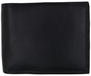 Genuine Leather Minimalist Bifold Wallets For Men RFID Blocking Slim Mens Wallet - Picture 1 of 12