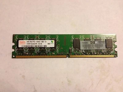 2GB Desktop Memory Hynix PC2-6400 DDR2-800MHz CL5 240-Pin DIMM Dual Rank - Image 1 of 4