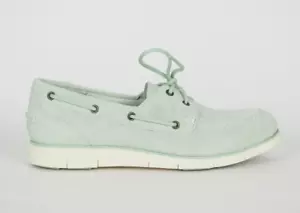 Timberland Lakeville 2 Ojos Barco Zapatos Verde Todas las Tallas - Imagen 1 de 1