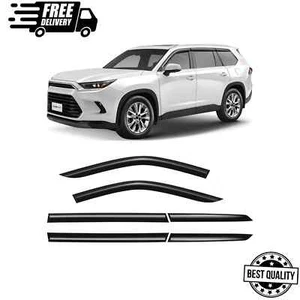 ART Incredibly Durable Rain Guards for Toyota Grand Highlander 2024-2025... - Photo 1 sur 8