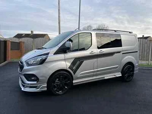 Ford Transit Custom Wing Side Stripe Vinyl Graphics RS Edition - Picture 1 of 6