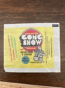 Fleer Gong Show Empty Wax Wrapper Non sports Unknown Comic Talent Show Original - Picture 1 of 1