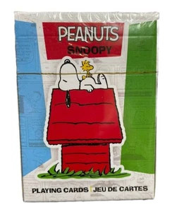Nueva baraja de cartas sellada con panel de cómics de cacahuetes tema Snoopy Dog - Imagen 1 de 3