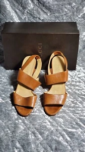 Authentic Gucci | Women’s Brown Sling-back | Leather MID HEELED | Sandals Size 7 - Picture 1 of 12