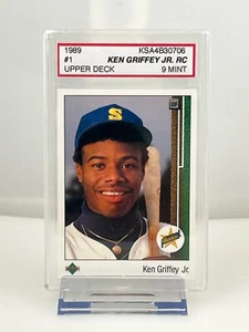 1989 Upper Deck Ken Griffey Jr. RC KSA 9 - Bild 1 von 2